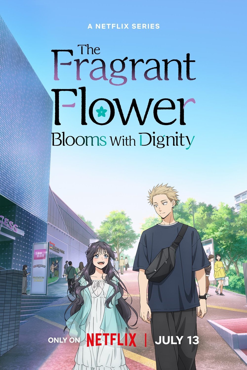 L'affiche du film The Fragant Flower Blooms with Dignity