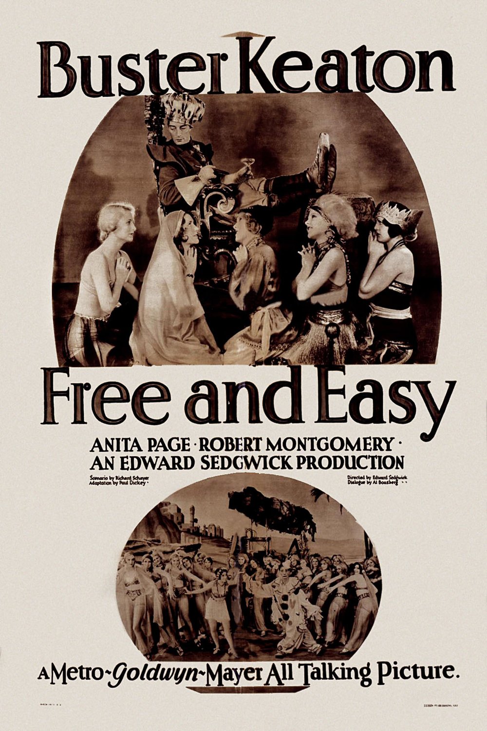 L'affiche du film Free and Easy