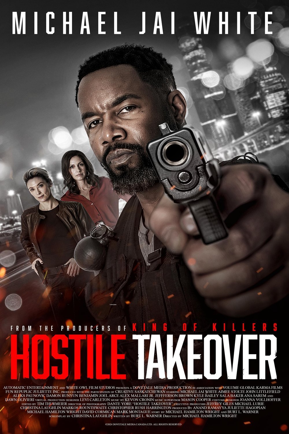 L'affiche du film Hostile Takeover