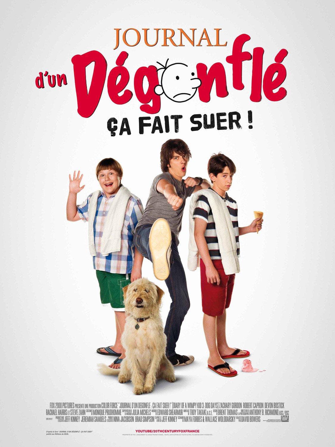 L'affiche du film Journal d'un dégonflé: Ça fait suer