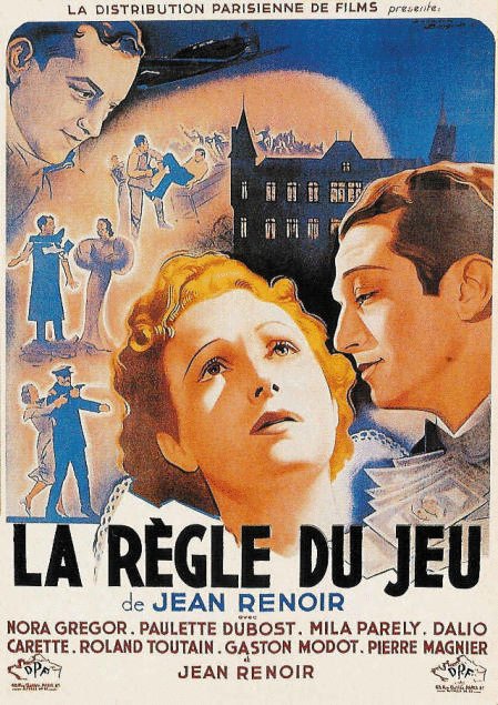 L'affiche du film La Règle du jeu