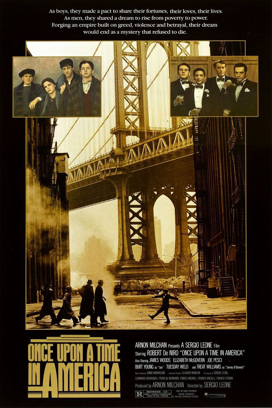 L'affiche du film Il était une fois en Amérique