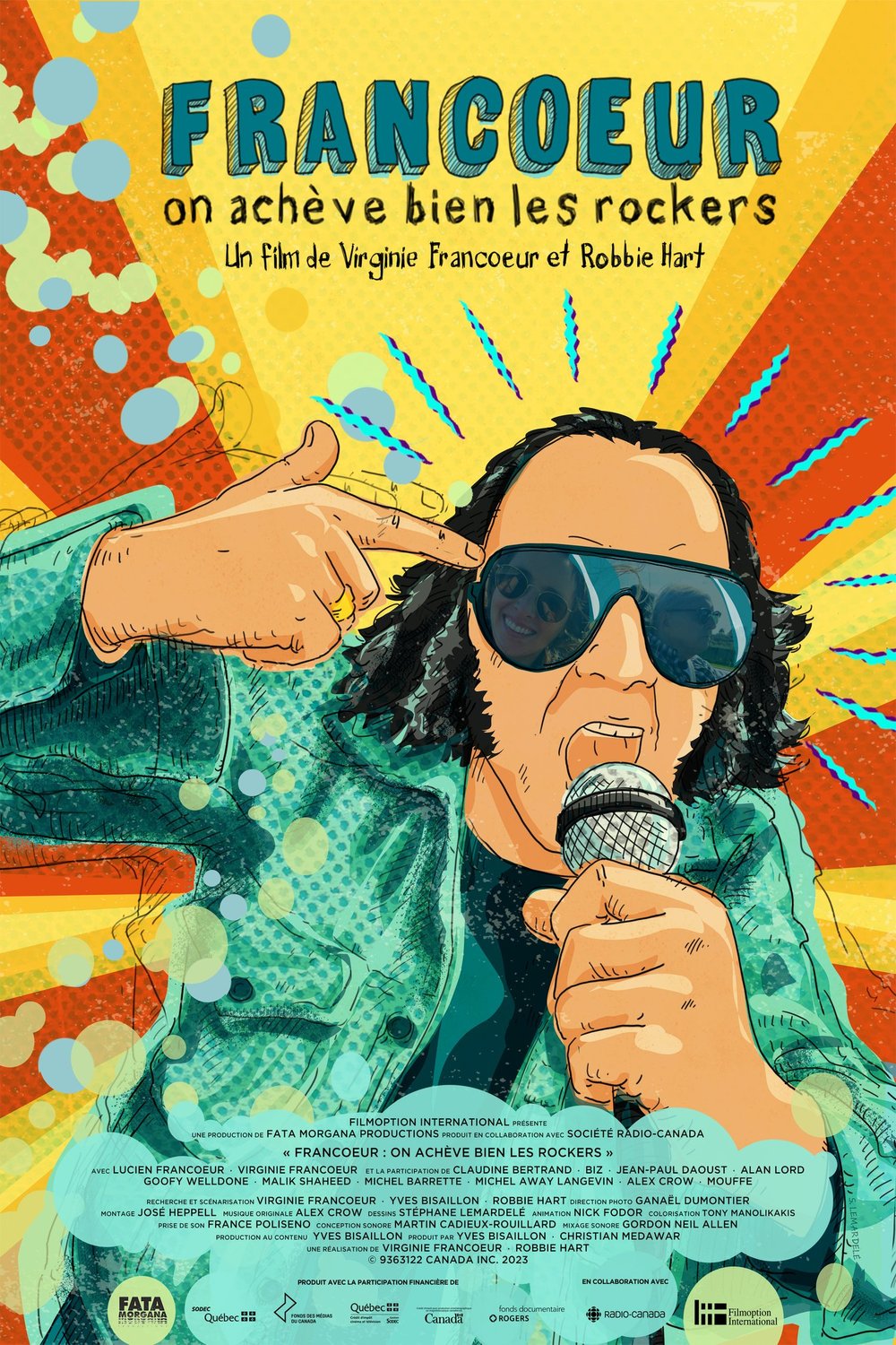 L'affiche du film Francoeur: On achève bien les rockers