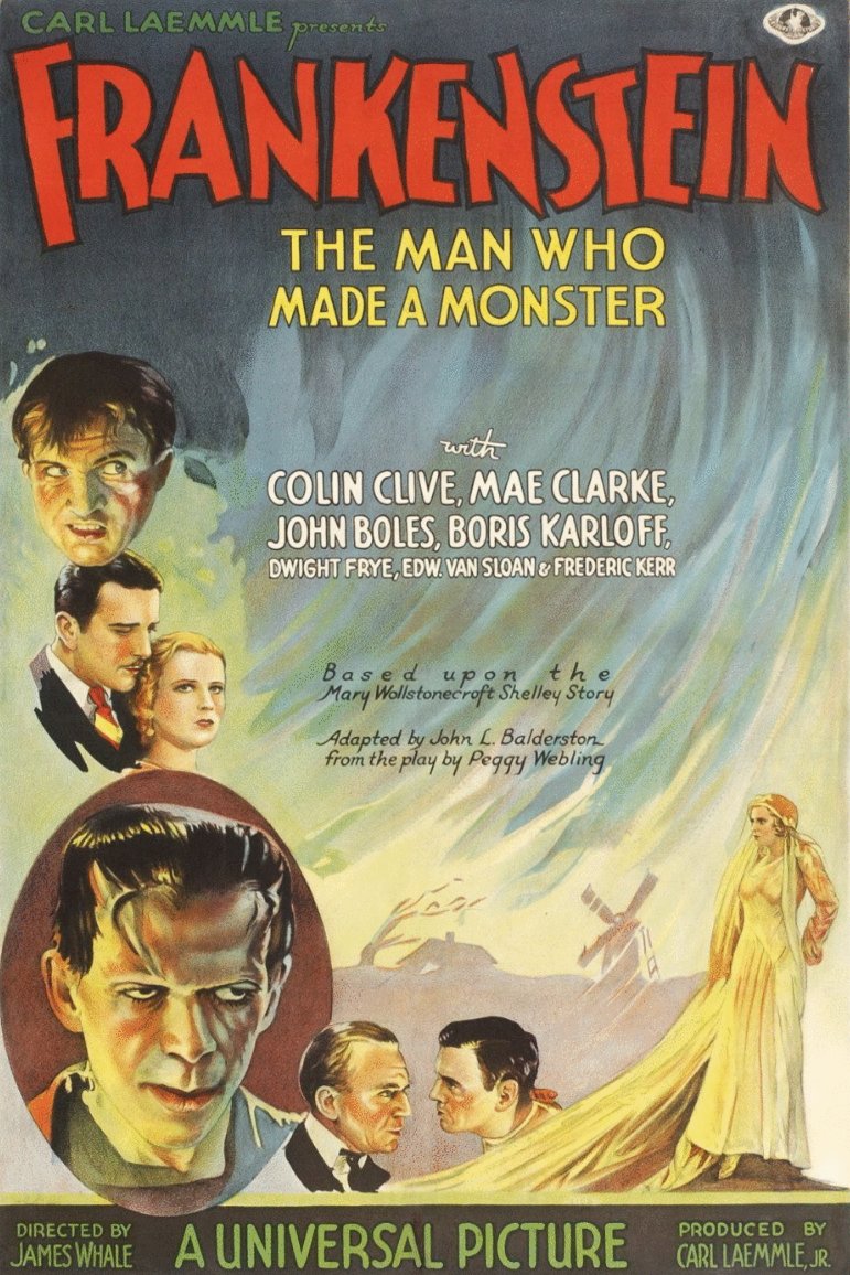 L'affiche du film Frankenstein