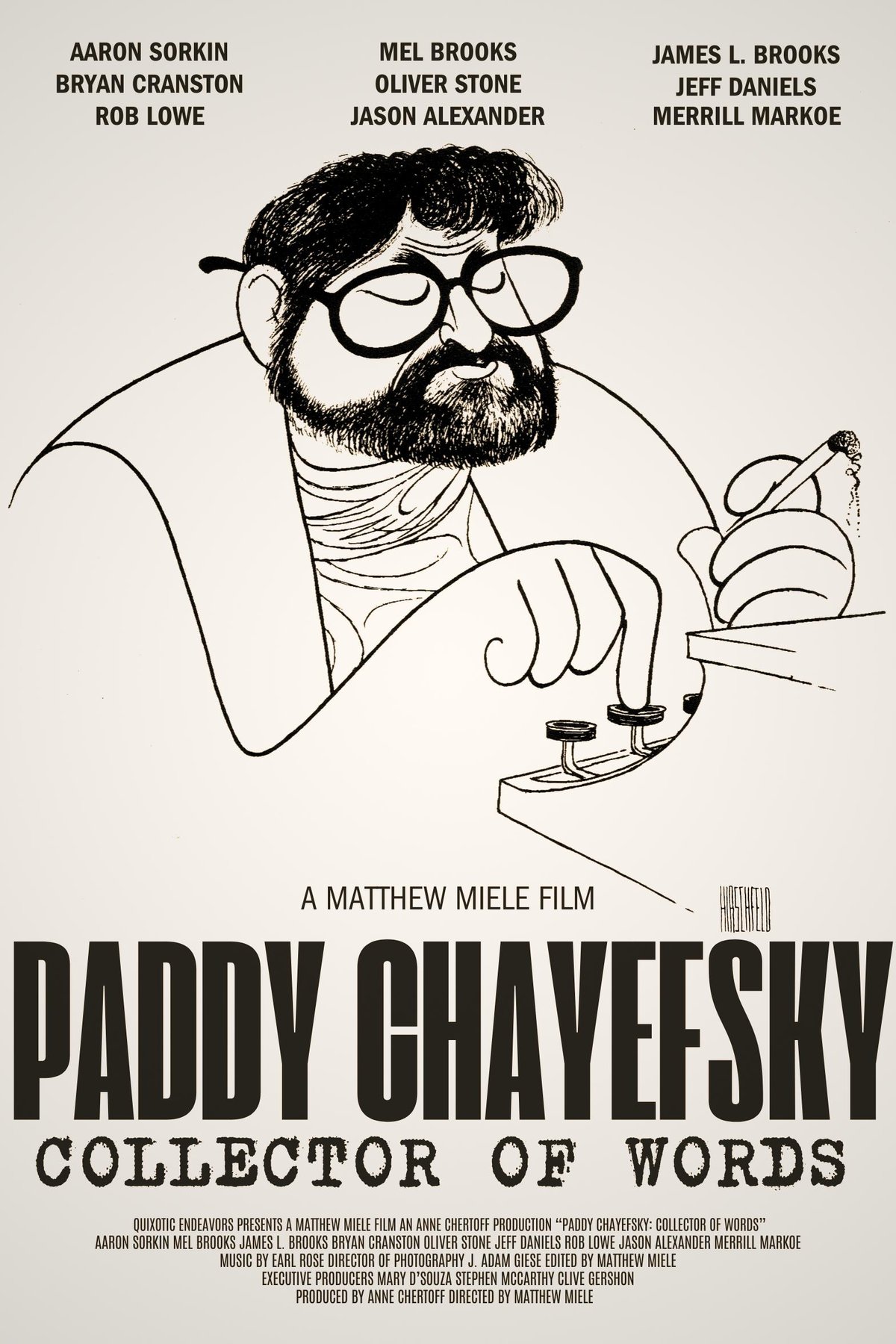 Poster of the movie Paddy Chayefsky: Collector of Words [2025]