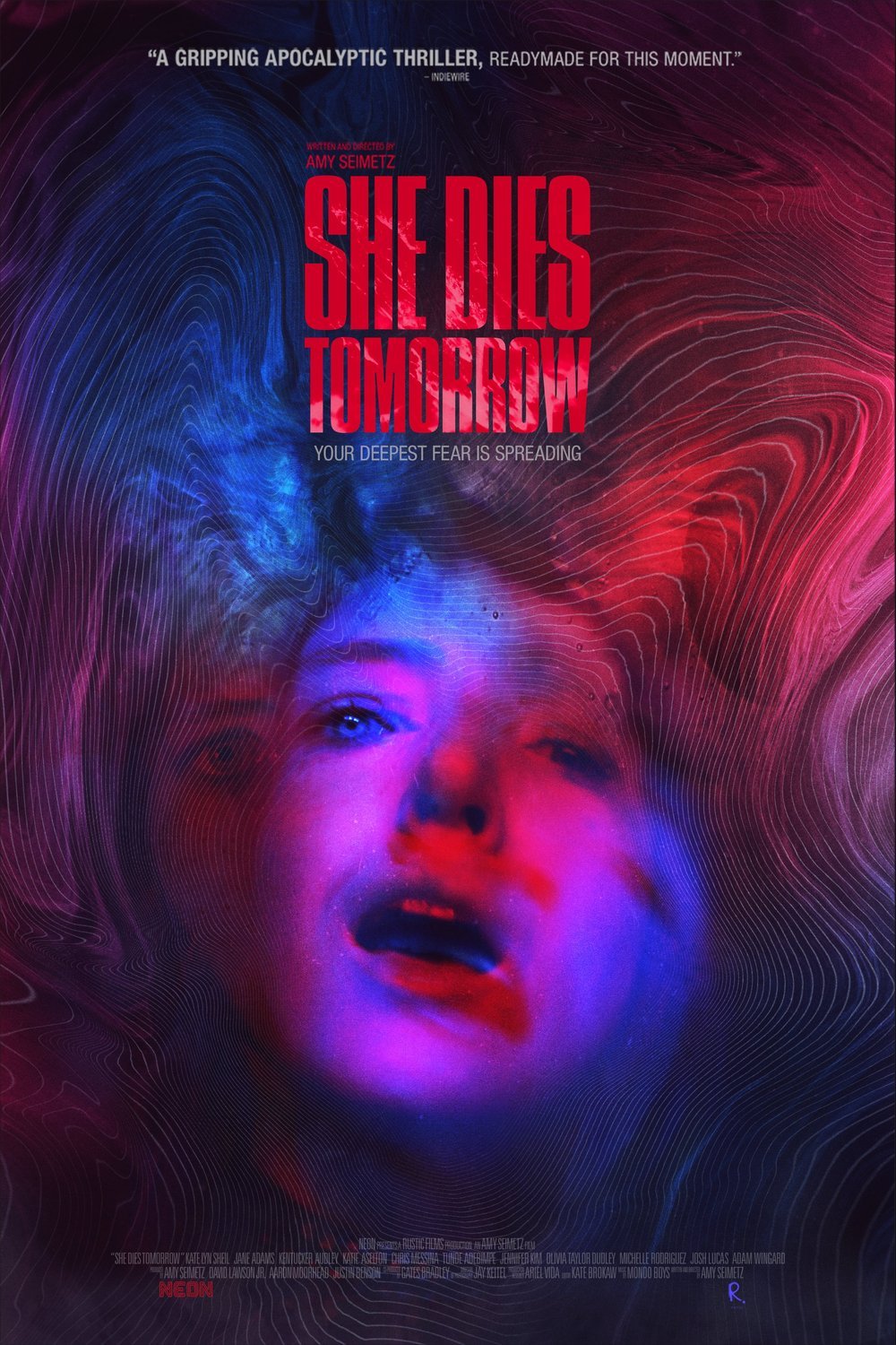 L'affiche du film She Dies Tomorrow