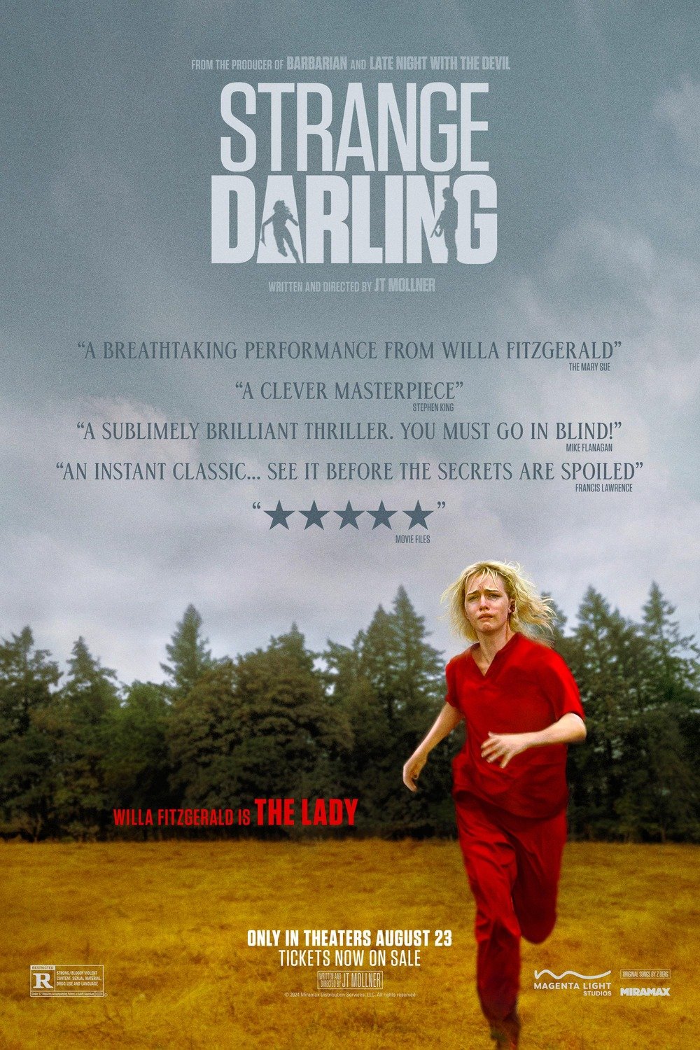 L'affiche du film Strange Darling