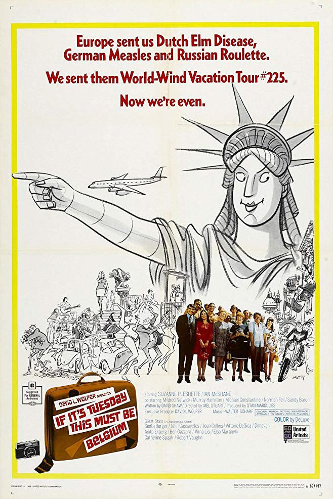 L'affiche du film If It's Tuesday, This Must Be Belgium