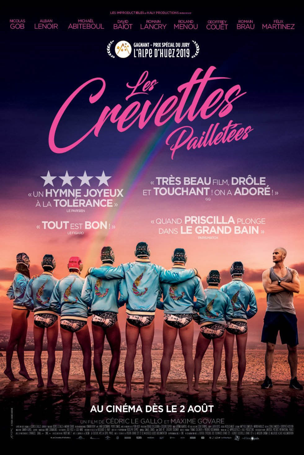 L'affiche du film Les crevettes pailletées