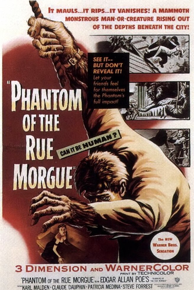 L'affiche du film Phantom of the Rue Morgue