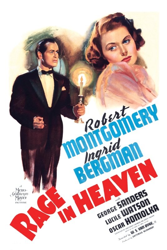 L'affiche du film Rage in Heaven