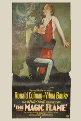 L'affiche du film The Magic Flame