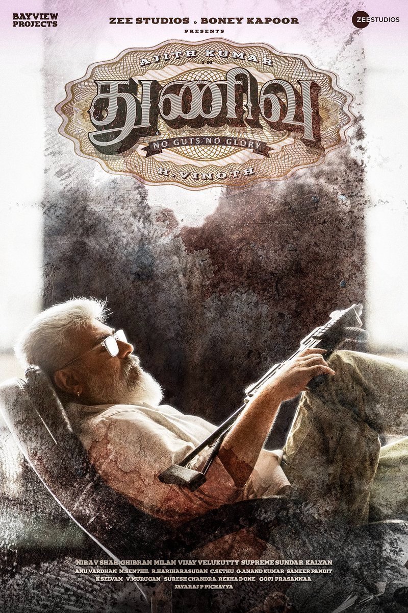 L'affiche du film Thunivu