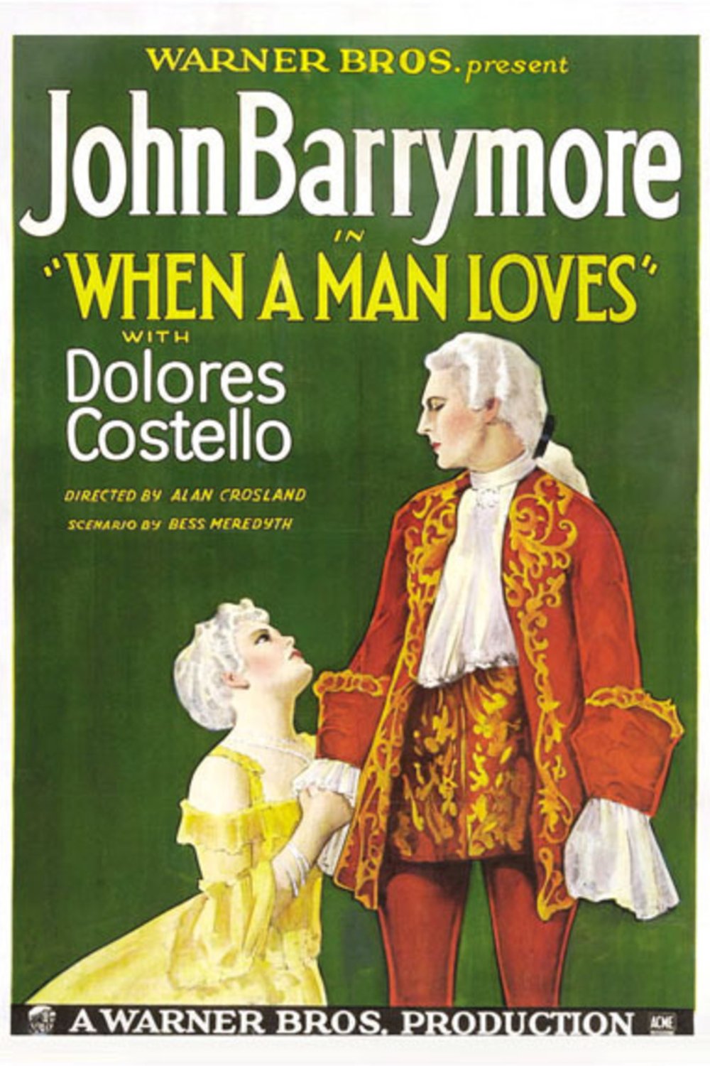 L'affiche du film When a Man Loves