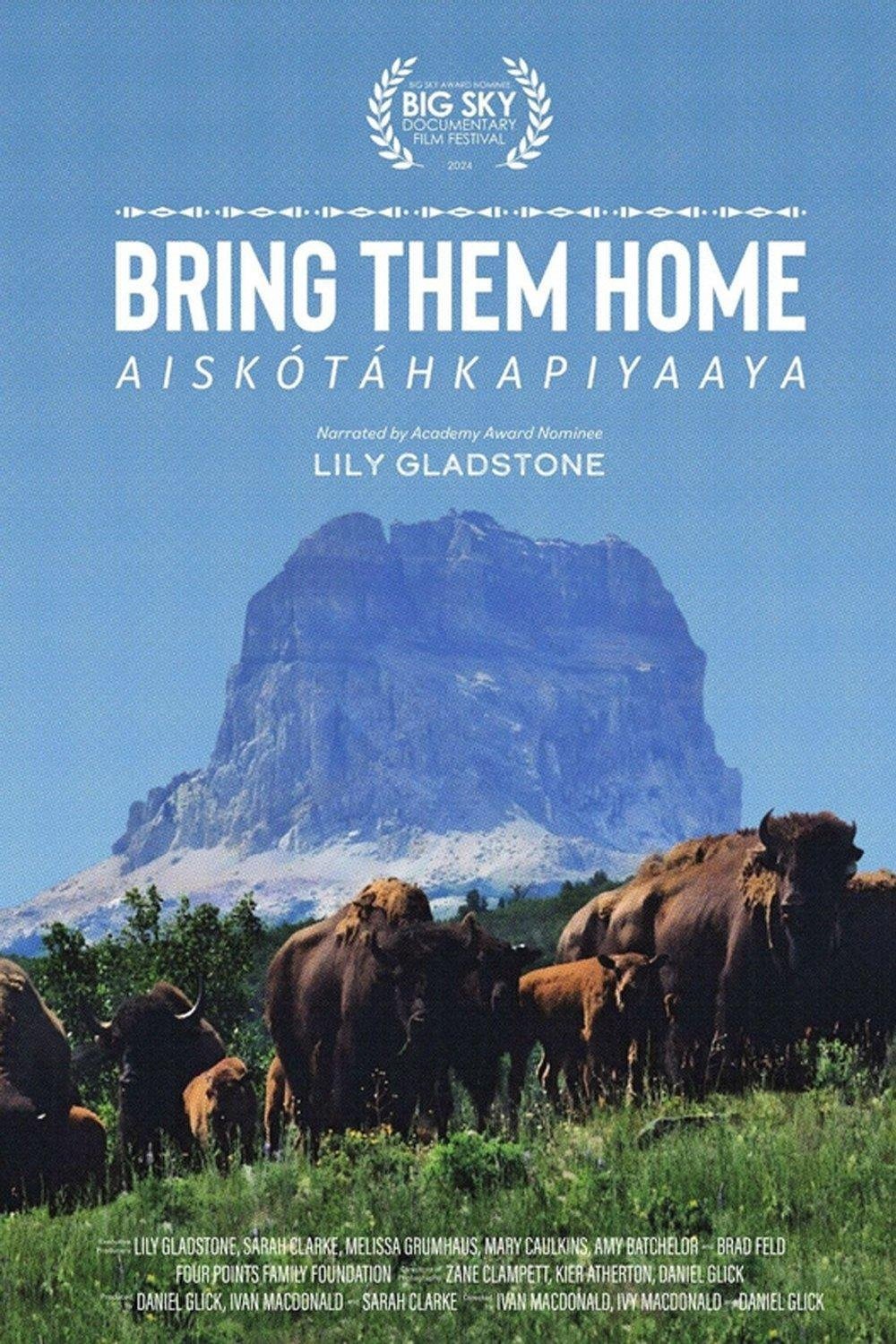 L'affiche du film Bring Them Home: Aiskotahkapiyaaya