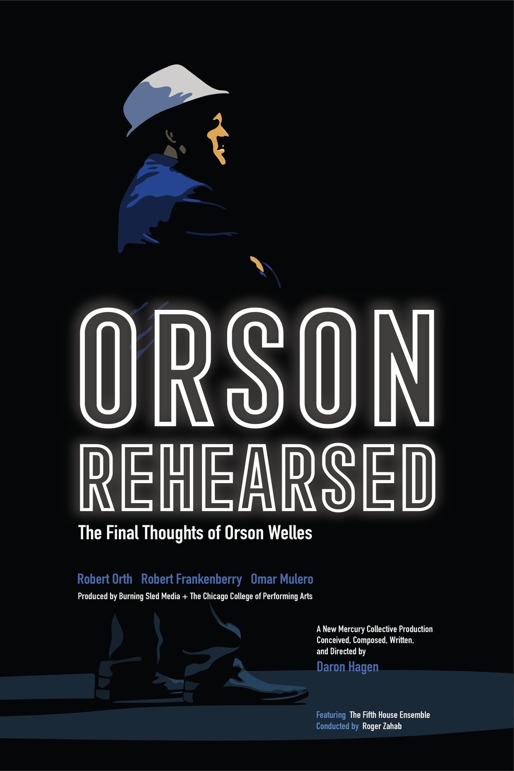 L'affiche du film Orson Rehearsed
