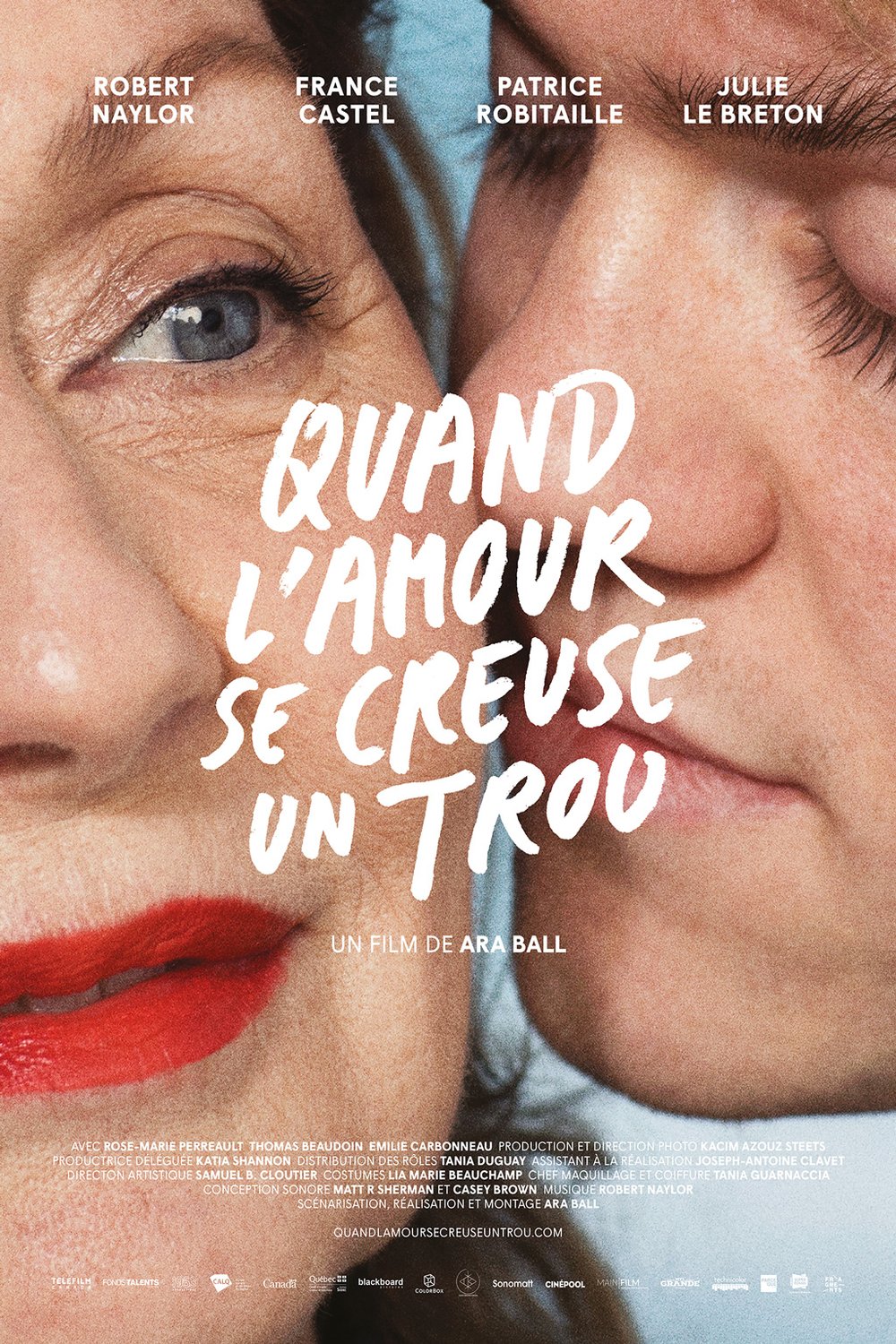 L'affiche du film Quand l'amour se creuse un trou