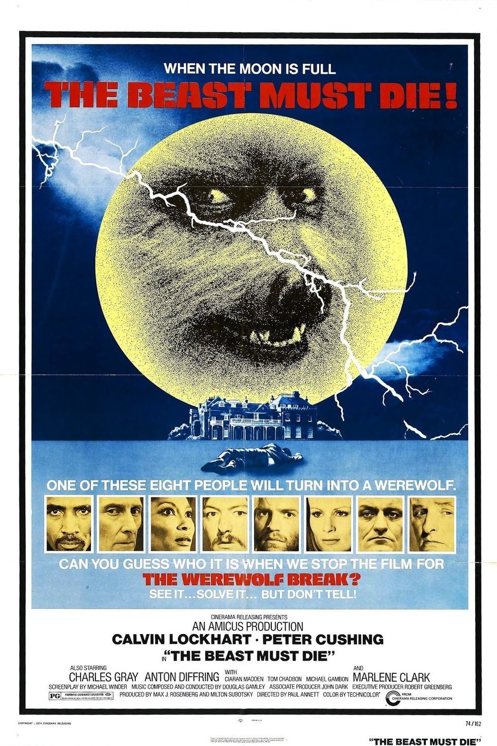 L'affiche du film The Beast Must Die