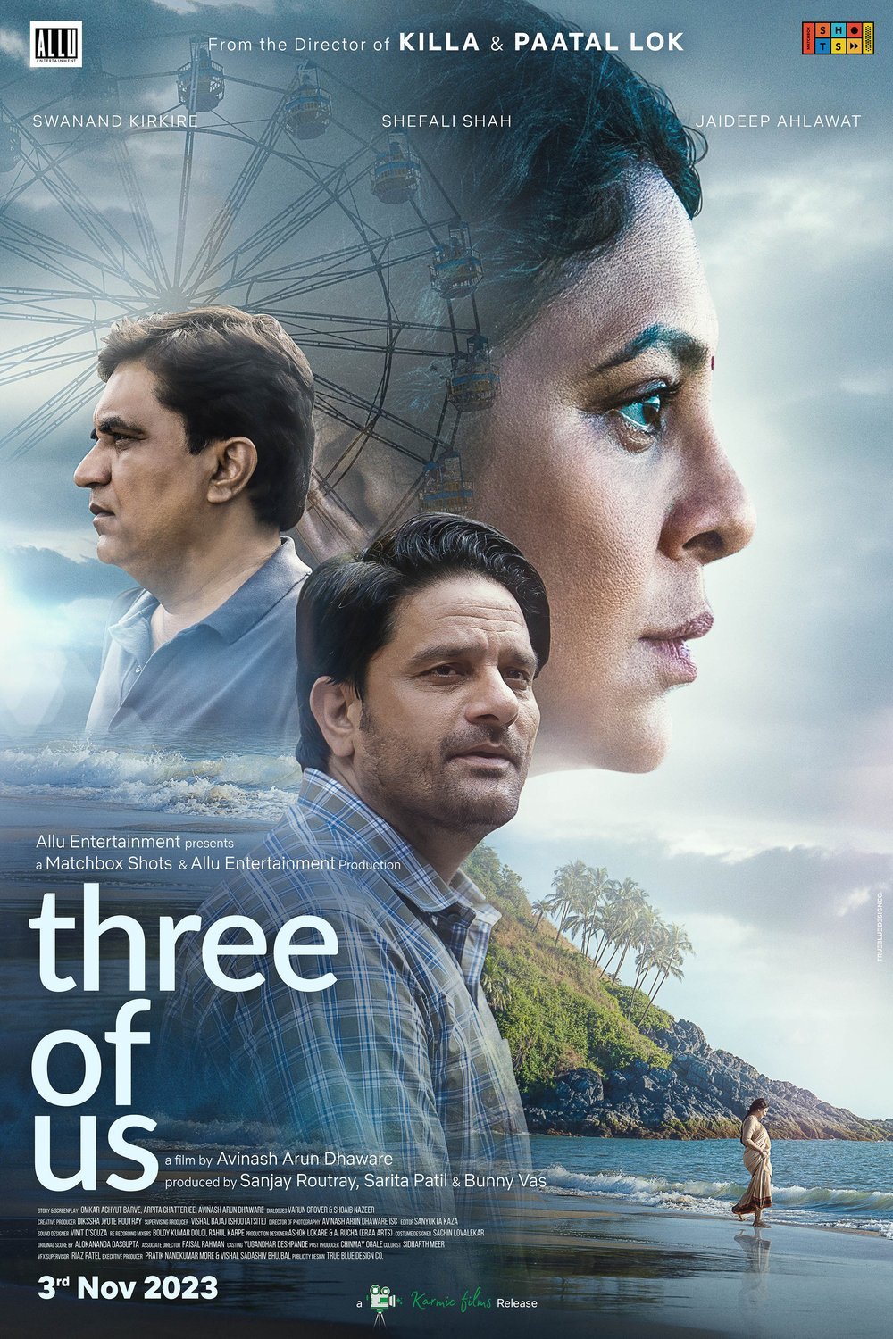L'affiche du film Three of Us