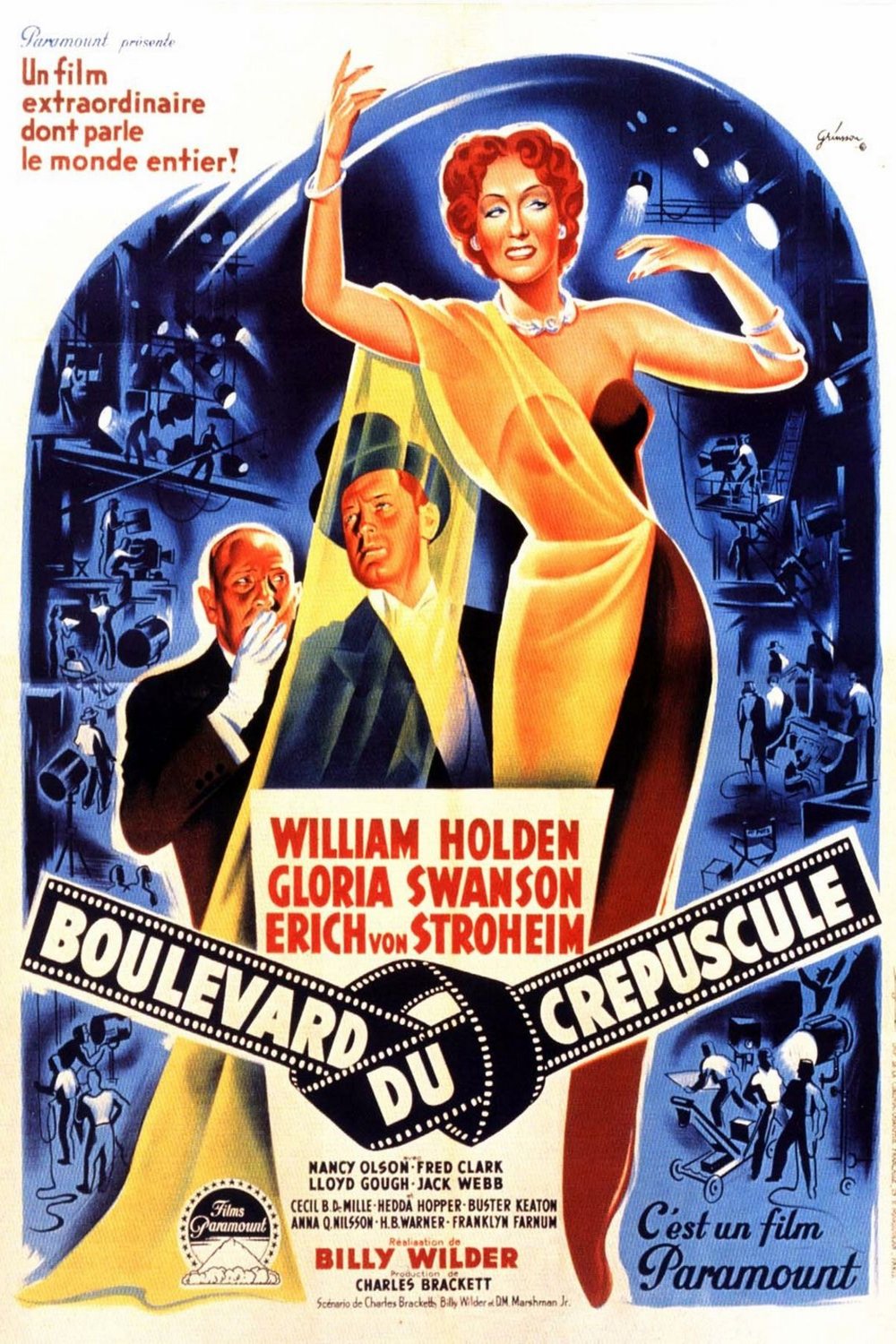 L'affiche du film Boulevard du crépuscule