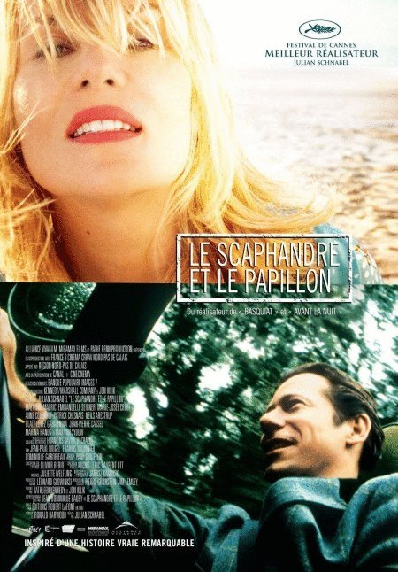 L'affiche du film Le Scaphandre et le papillon