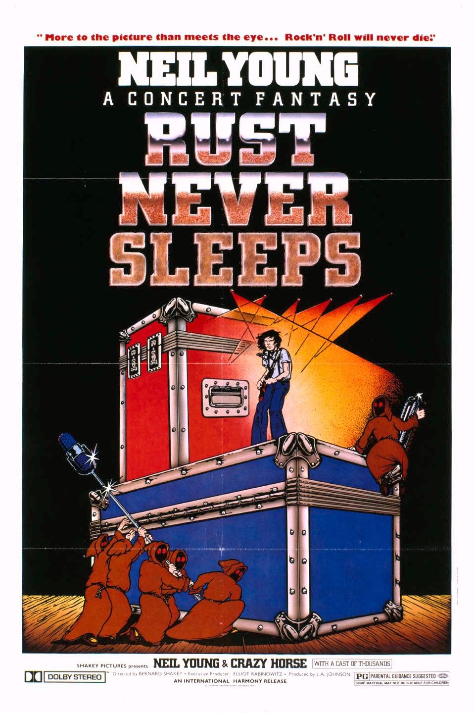 L'affiche du film Rust Never Sleeps