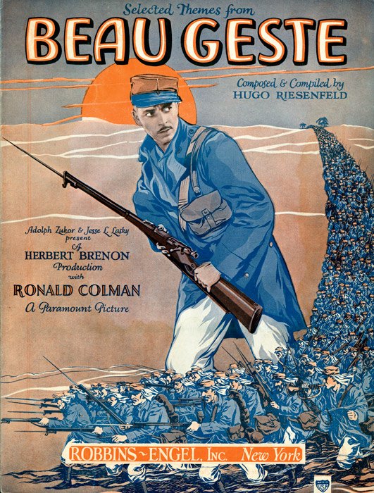 L'affiche du film Beau Geste