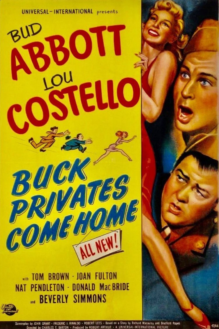 L'affiche du film Buck Privates Come Home