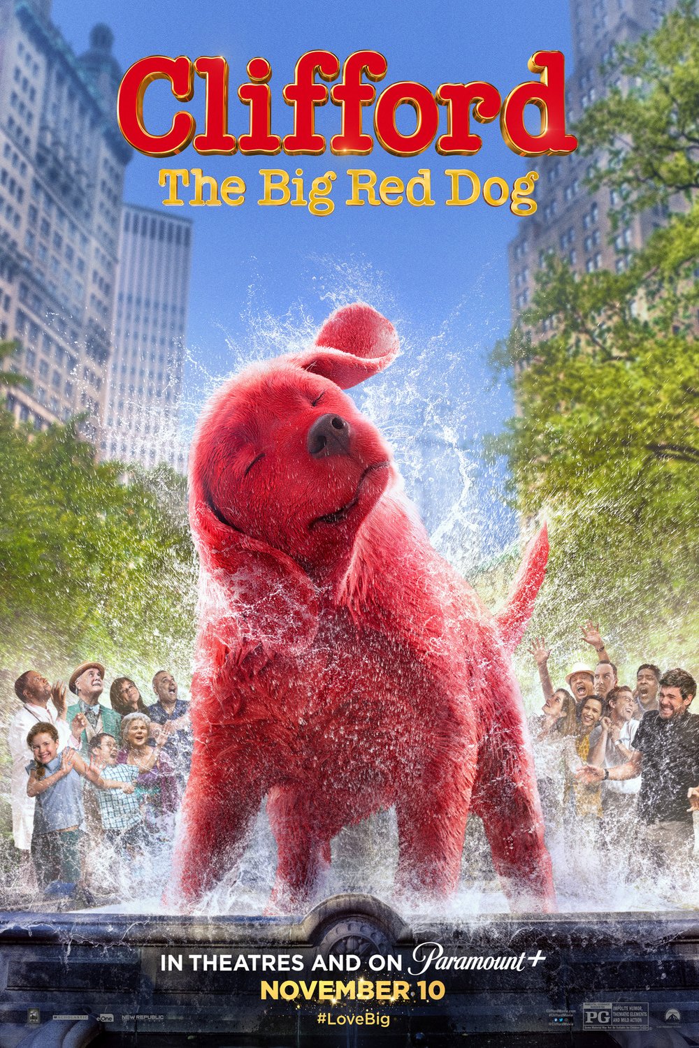 L'affiche du film Clifford the Big Red Dog