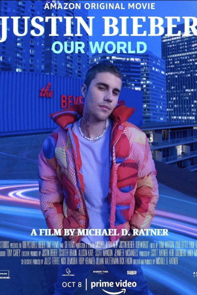 L'affiche du film Justin Bieber: Our World