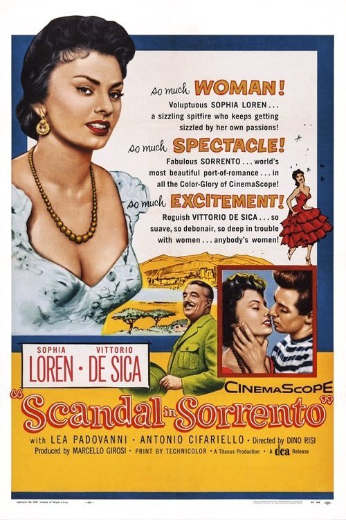 L'affiche du film Pane, amore e.....