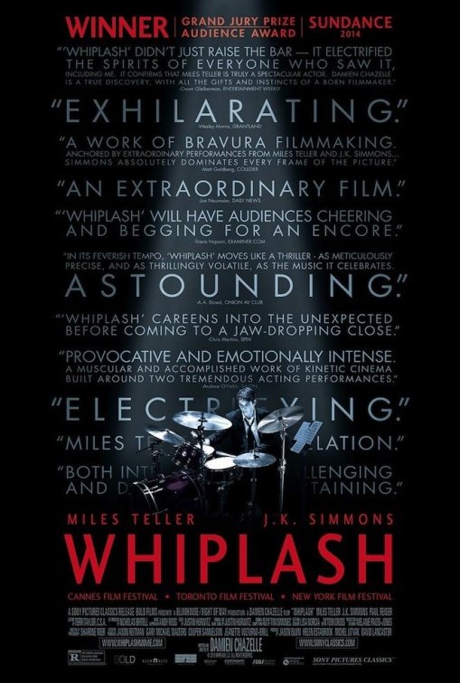 L'affiche du film Whiplash