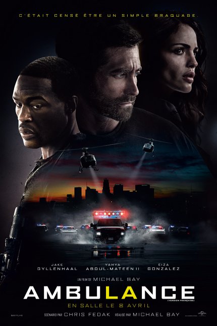 L'affiche du film Ambulance v.f.