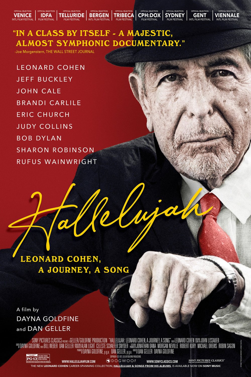 L'affiche du film Hallelujah: Leonard Cohen, a Journey, a Song
