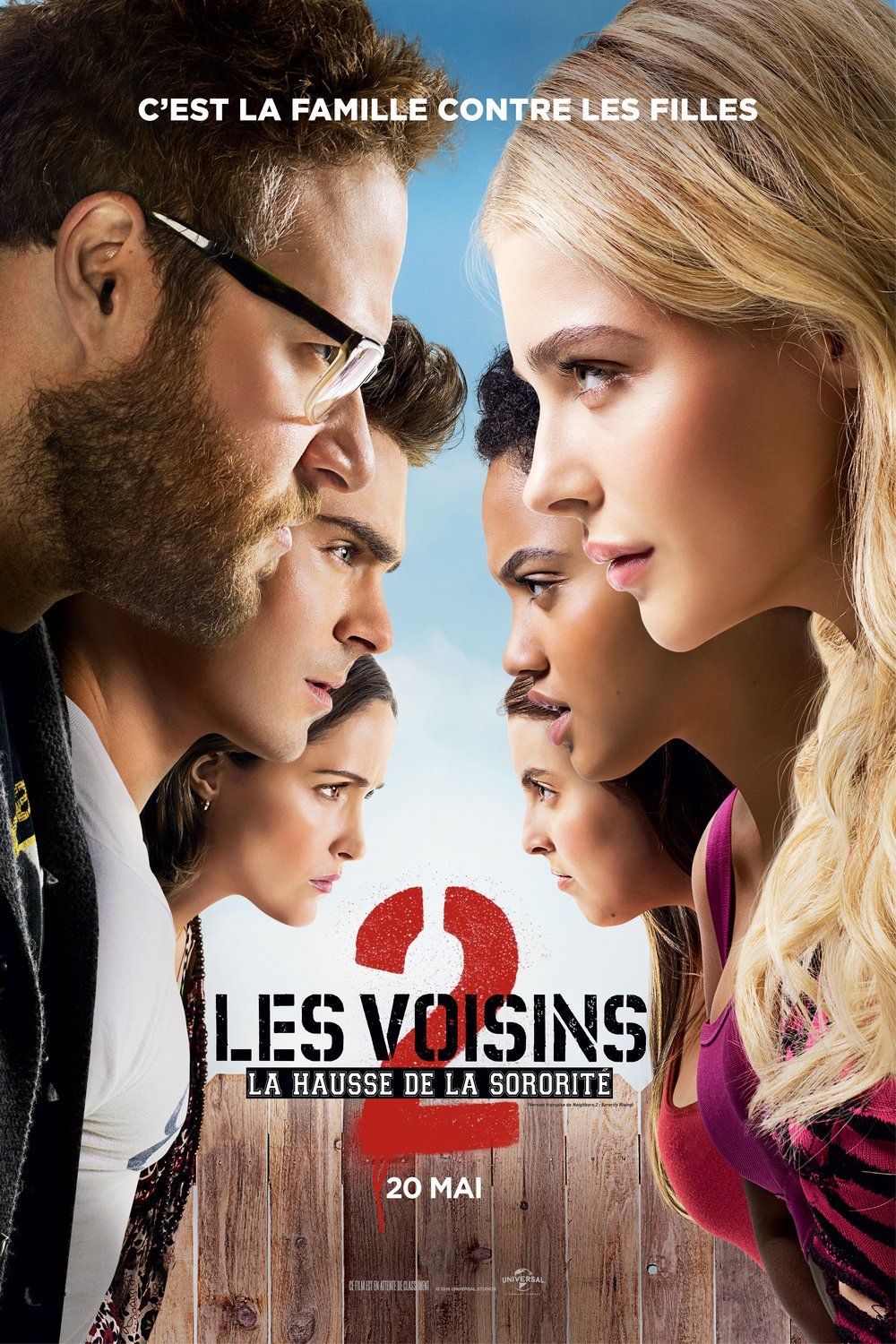 L'affiche du film Les Voisins 2: La hausse de la sororité
