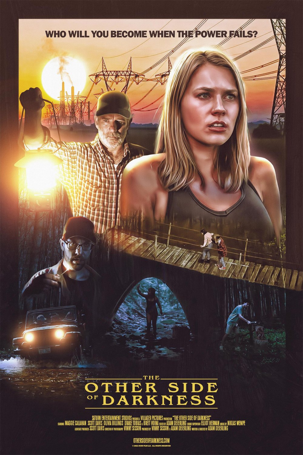 L'affiche du film The Other Side of Darkness
