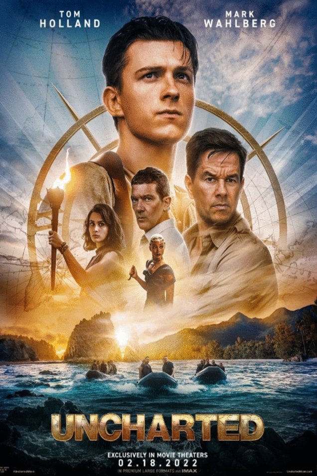 L'affiche du film Uncharted v.f.