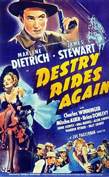 L'affiche du film Destry Rides Again
