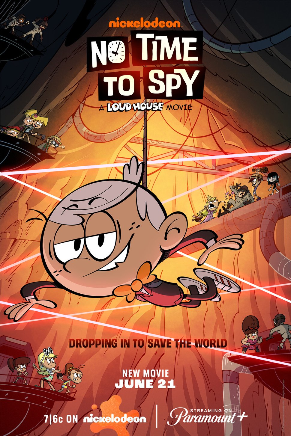 L'affiche du film No Time to Spy: A Loud House Movie