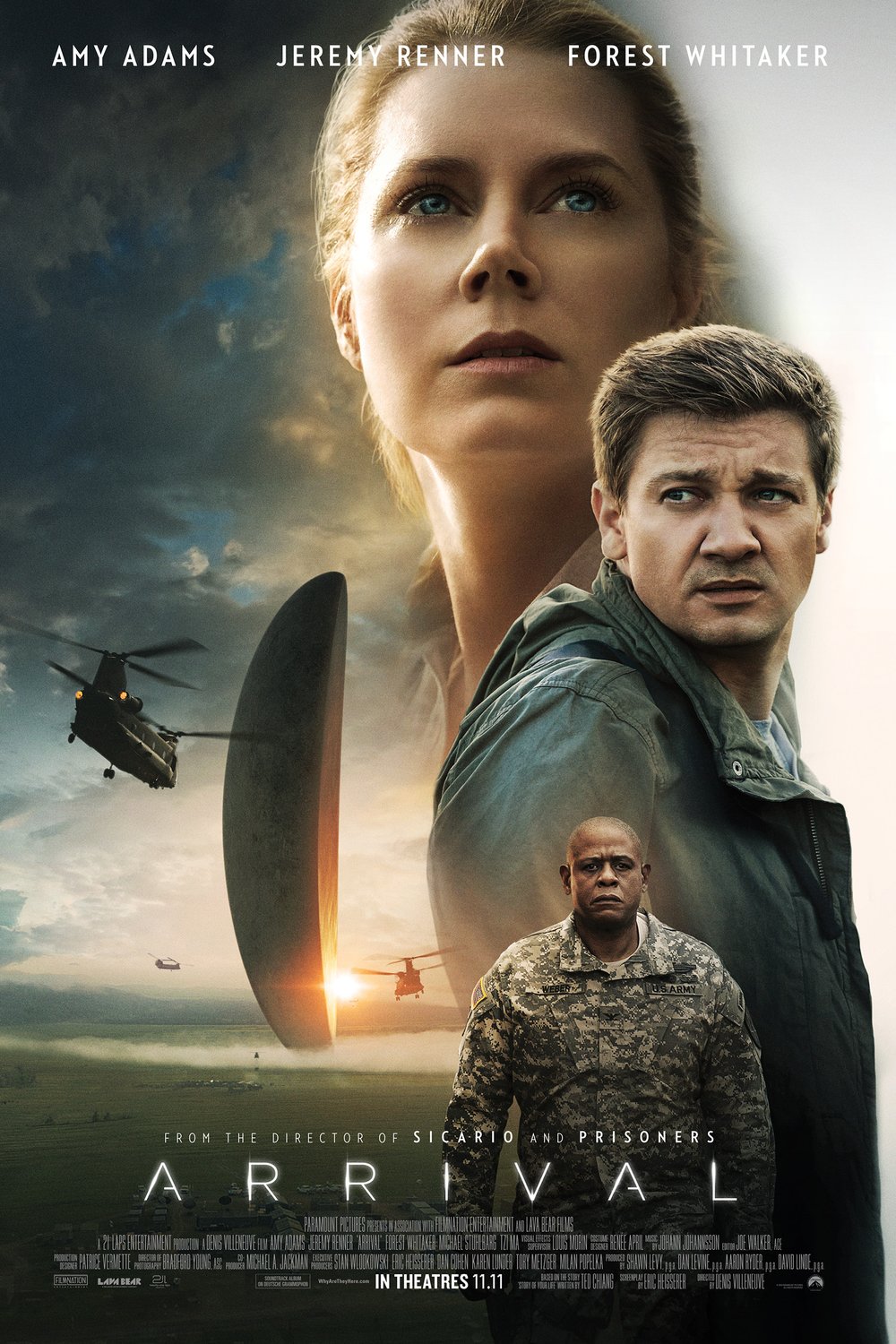 L'affiche du film Arrival
