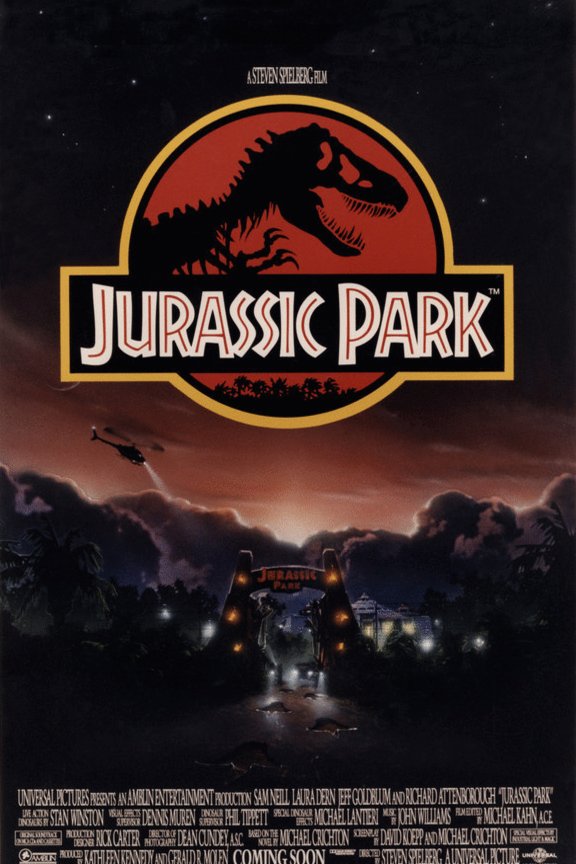L'affiche du film Le Parc jurassique