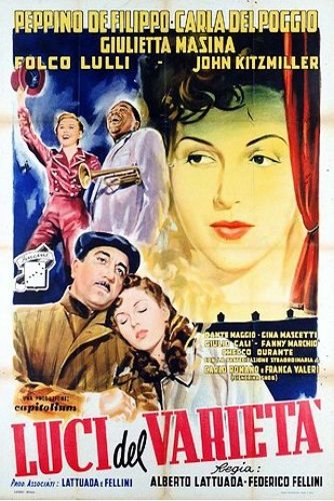 L'affiche du film Les feux du music-hall