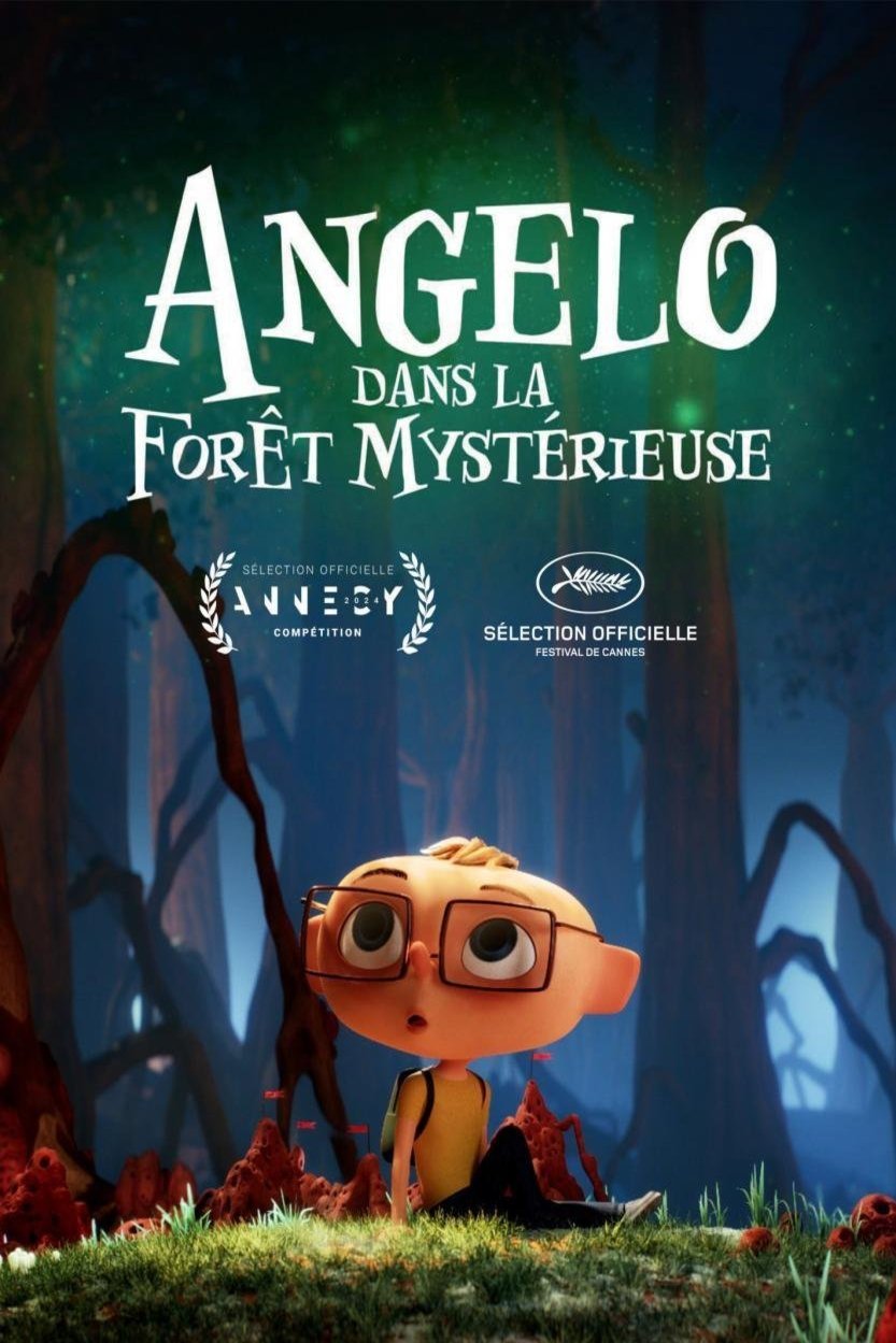 L'affiche du film Angelo dans la forêt mystérieuse