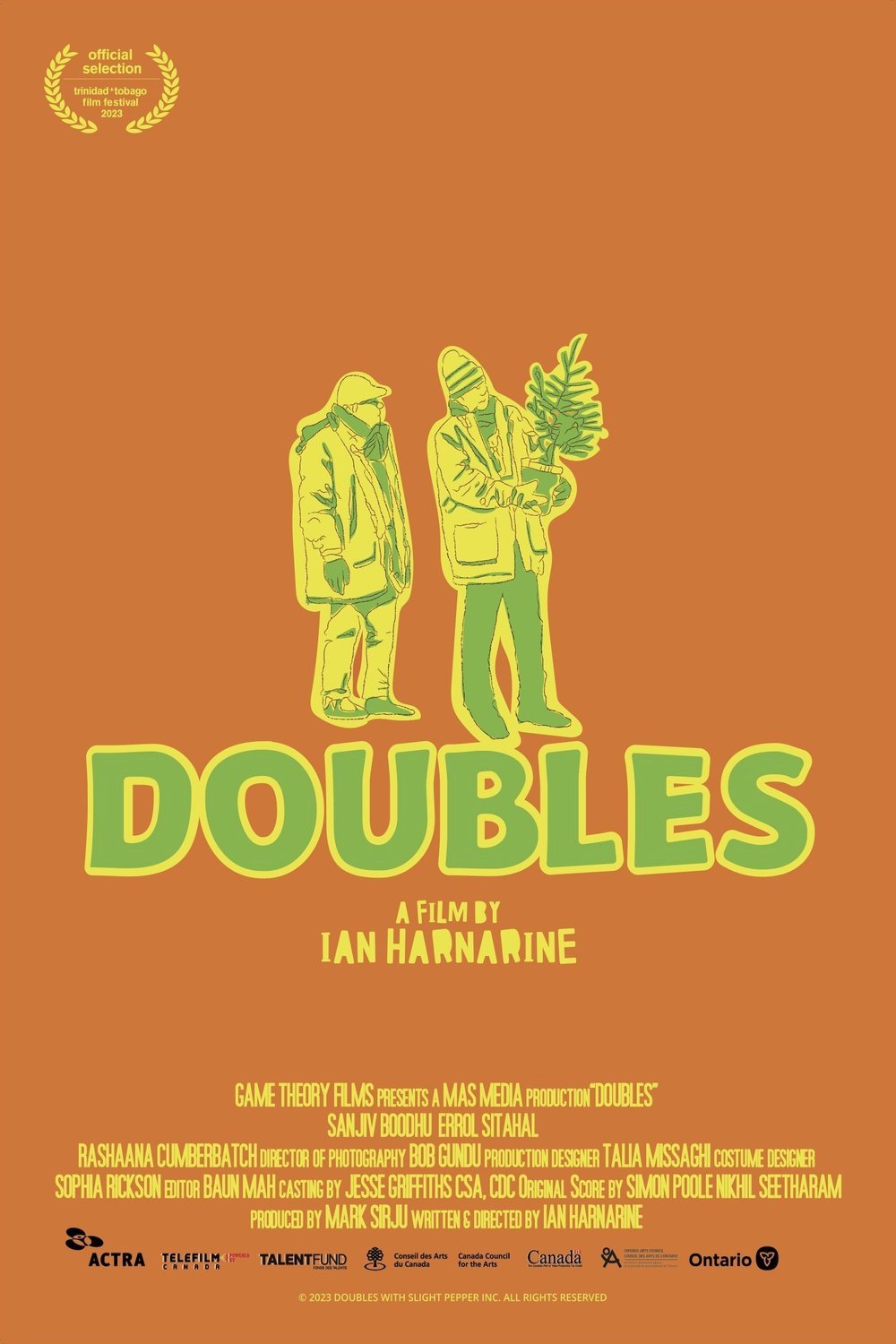 L'affiche du film Doubles