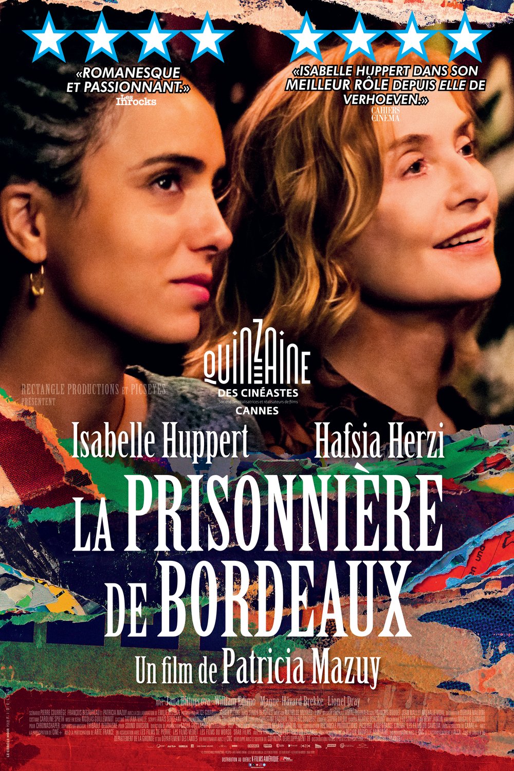 L'affiche du film La prisonnière de Bordeaux