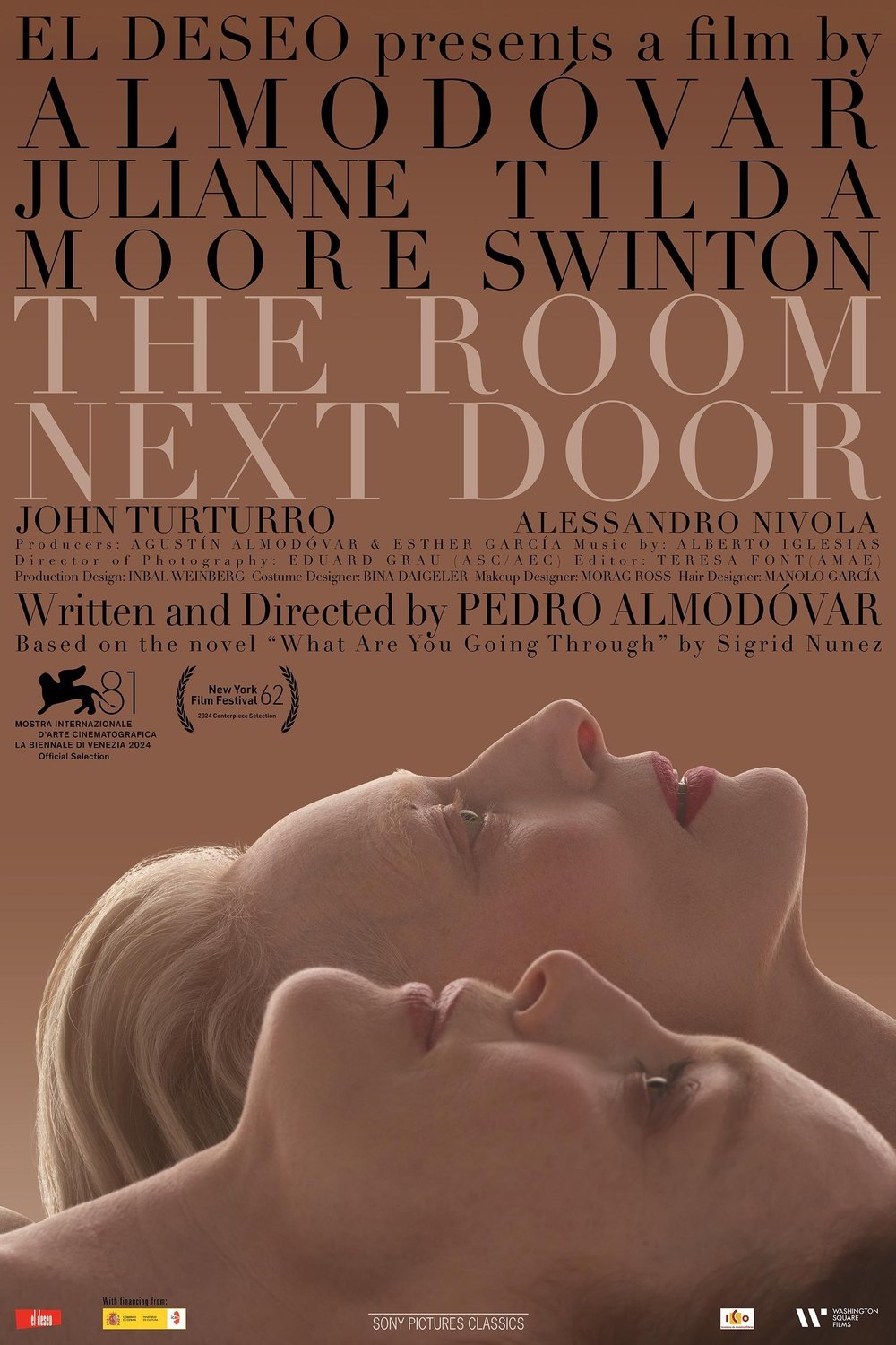 L'affiche du film The Room Next Door