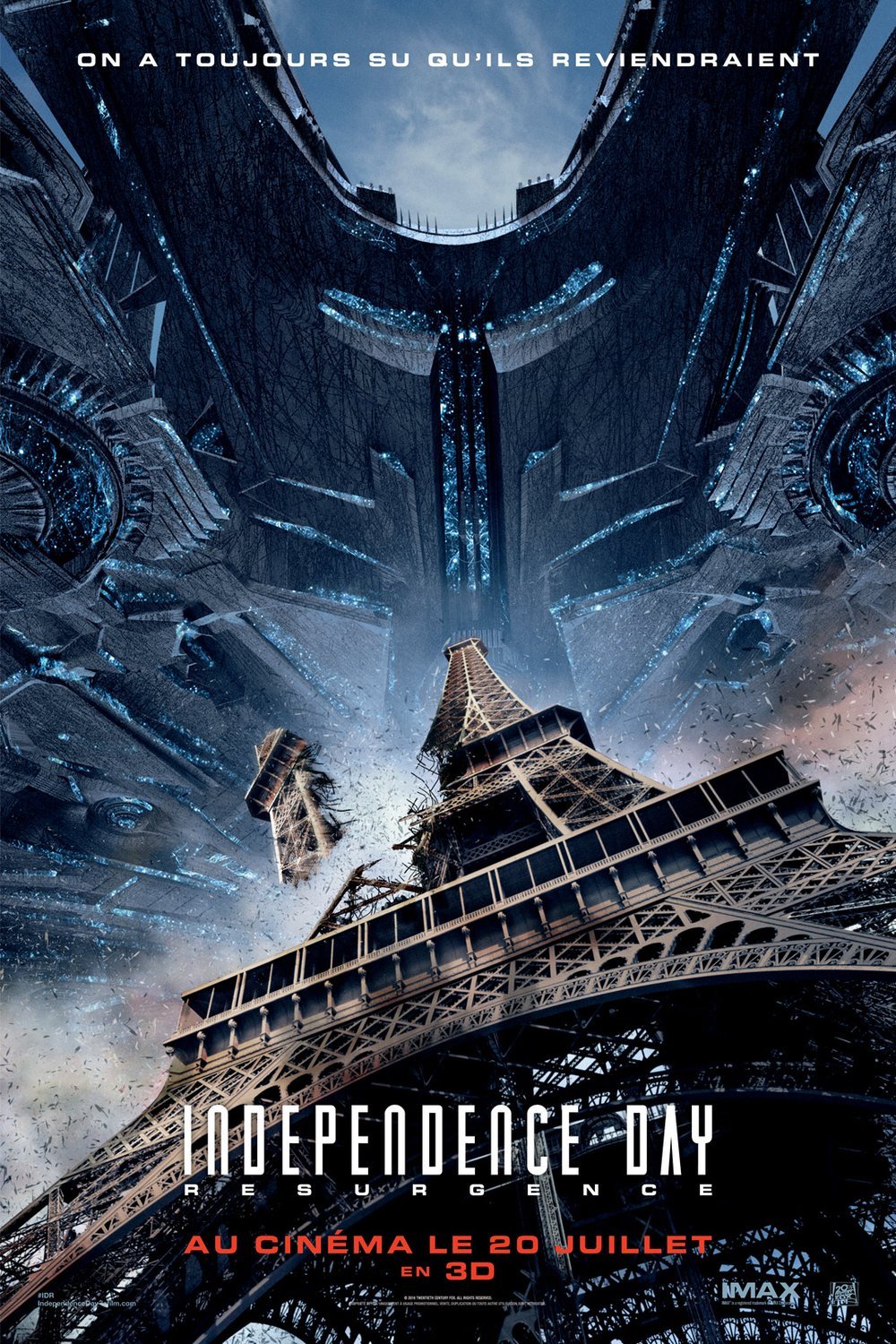 L'affiche du film Independence Day: Résurgence v.f.
