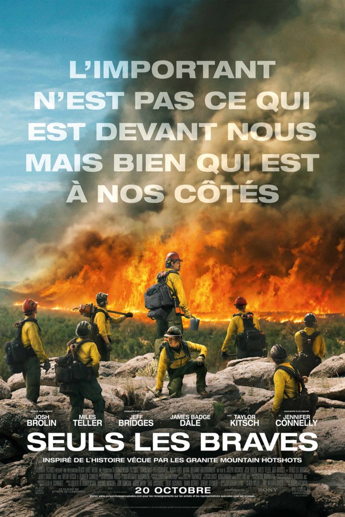 L'affiche du film Seuls les braves