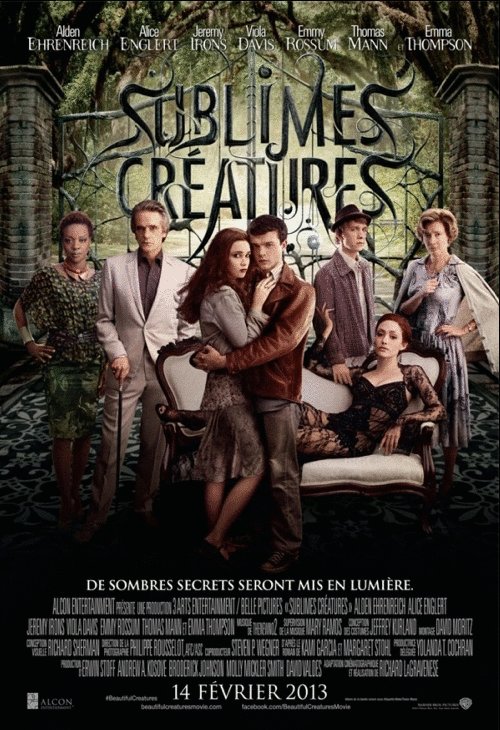 L'affiche du film Sublimes créatures