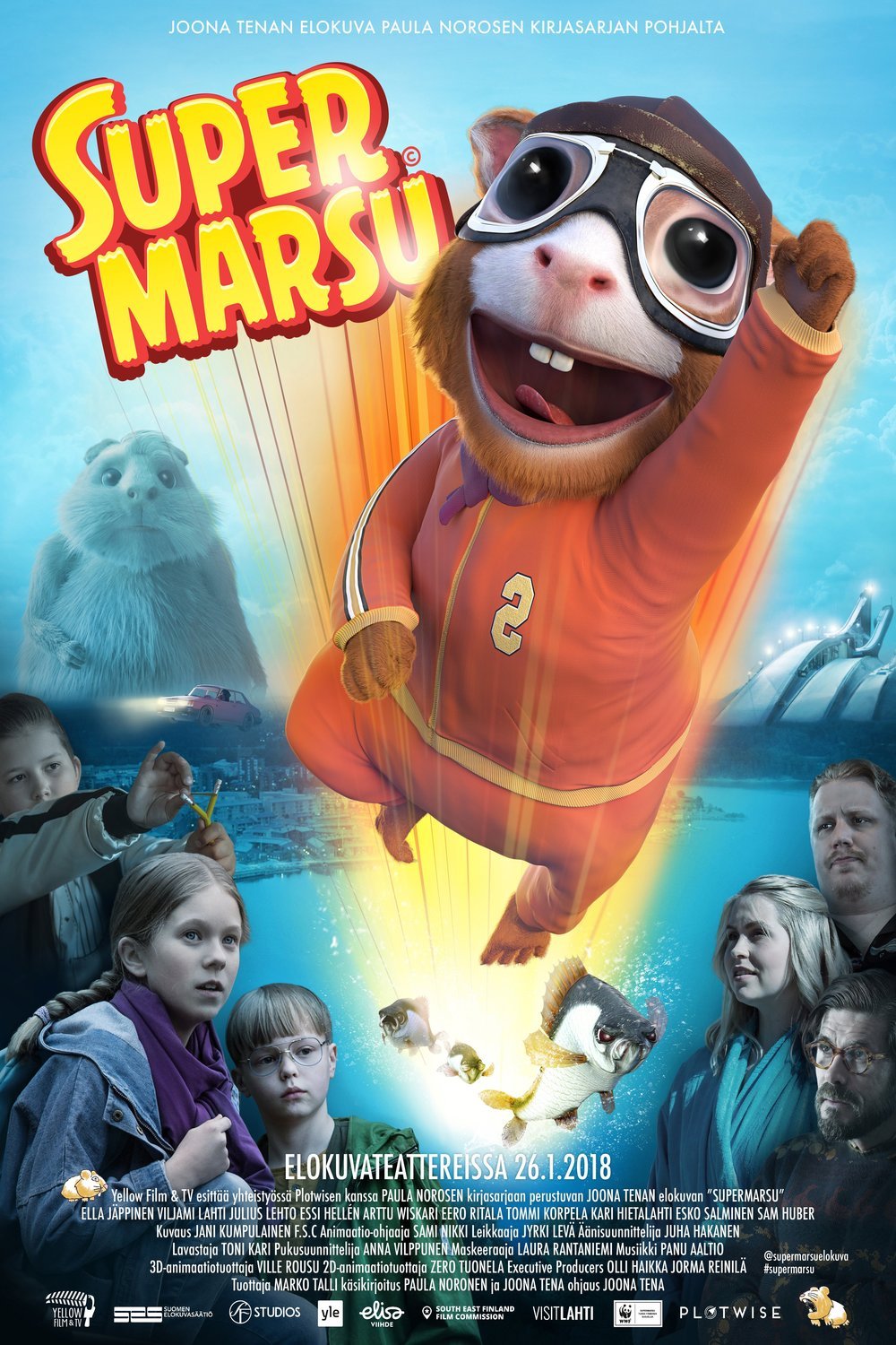 L'affiche du film Supermarsu